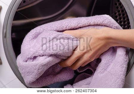 Washing Machine Drum Clothes Towels Hand Laundry Technology Cleaner Textile