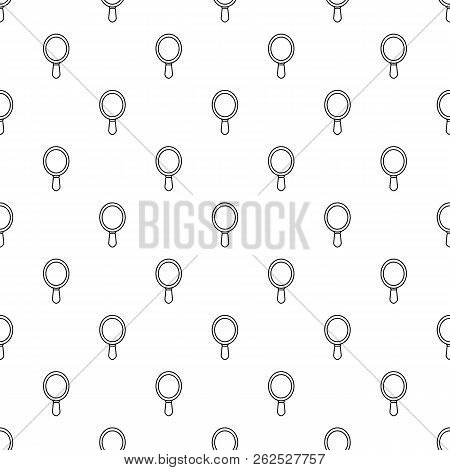 Hand Mirror Pattern Vector Seamless Repeating For Any Web Design