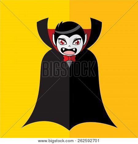 Cartoon Monster Character Design - Vampire Kid