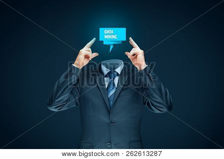 Data Mining (data-mining) Process And Big Data Analysis (bigdata) Issue Concept.
