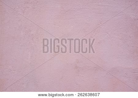 The Pink Cement Wall. Industrial Background. Abstract Background