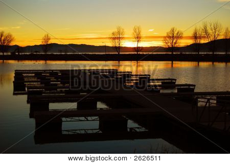 夕阳码头
