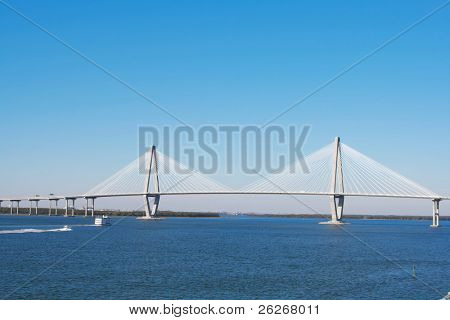 Arthur Ravenel ponte em Charleston (também conhecida como ponte de Cooper)