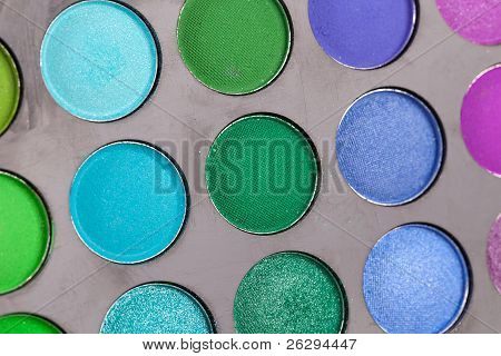 Paleta de sombra multicor