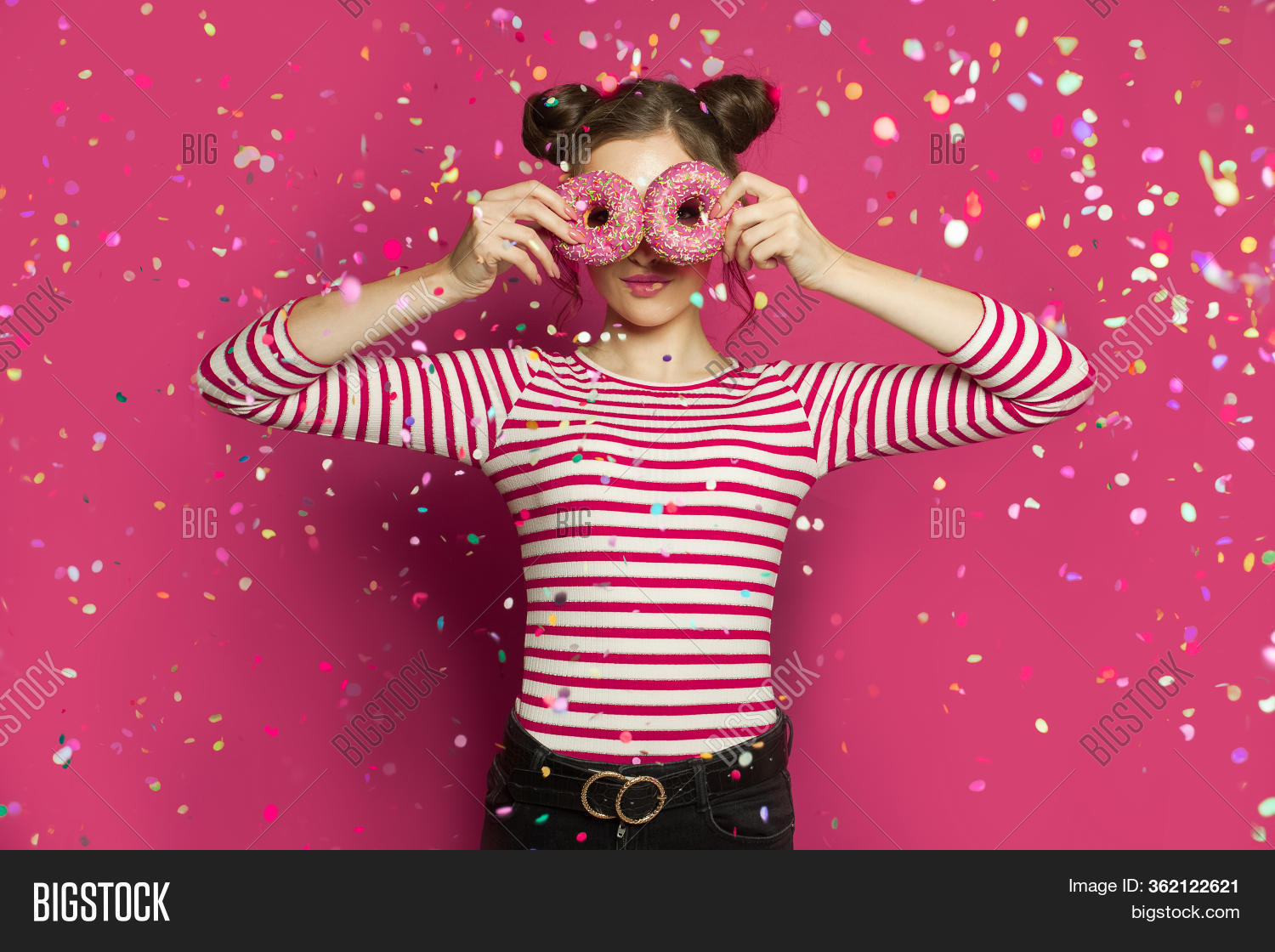Beutiful Confetti Girl Image & Photo (Free Trial) Bigstock