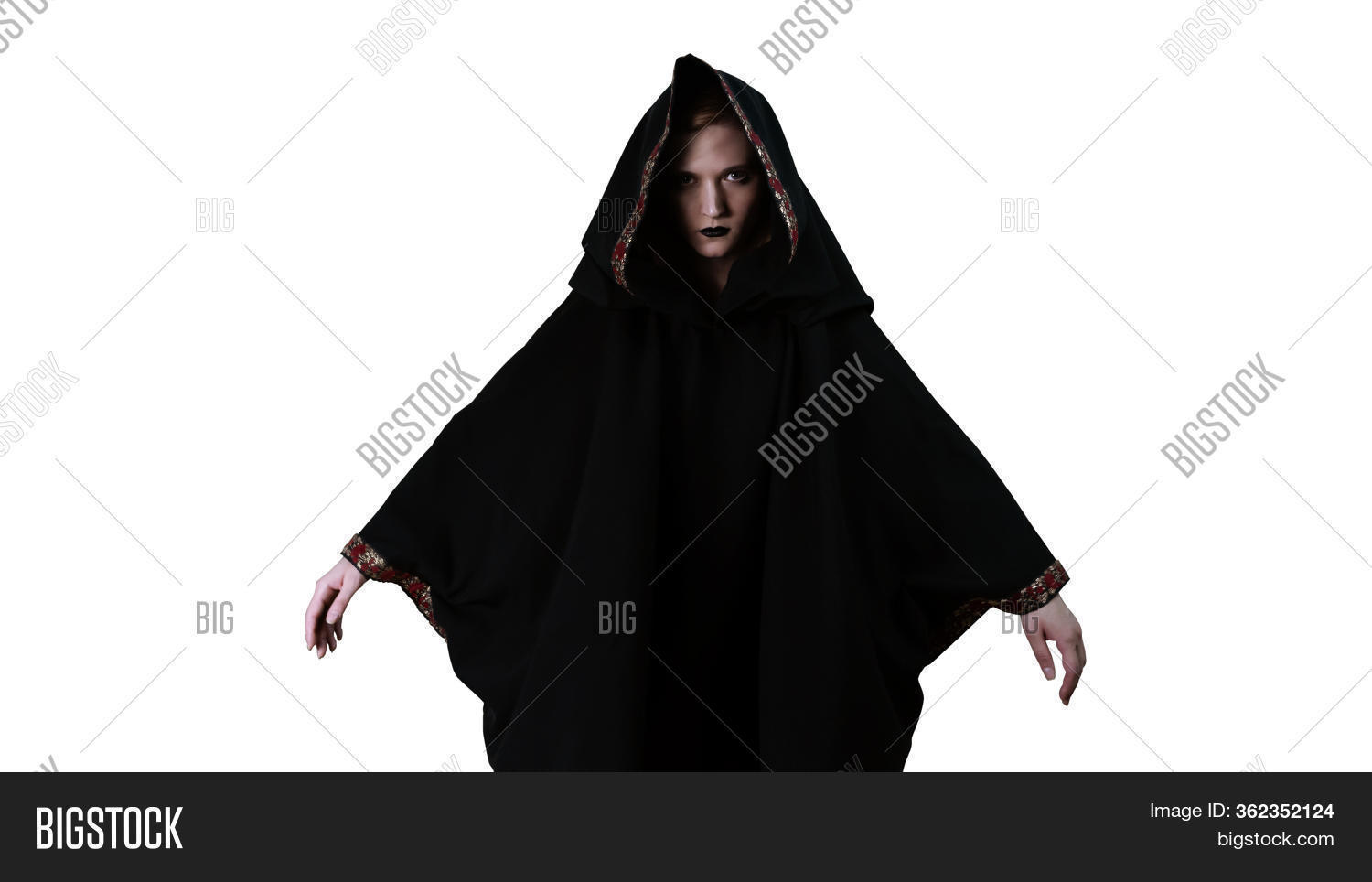 Girl Black Robe, Image & Photo (Free Trial) Bigstock