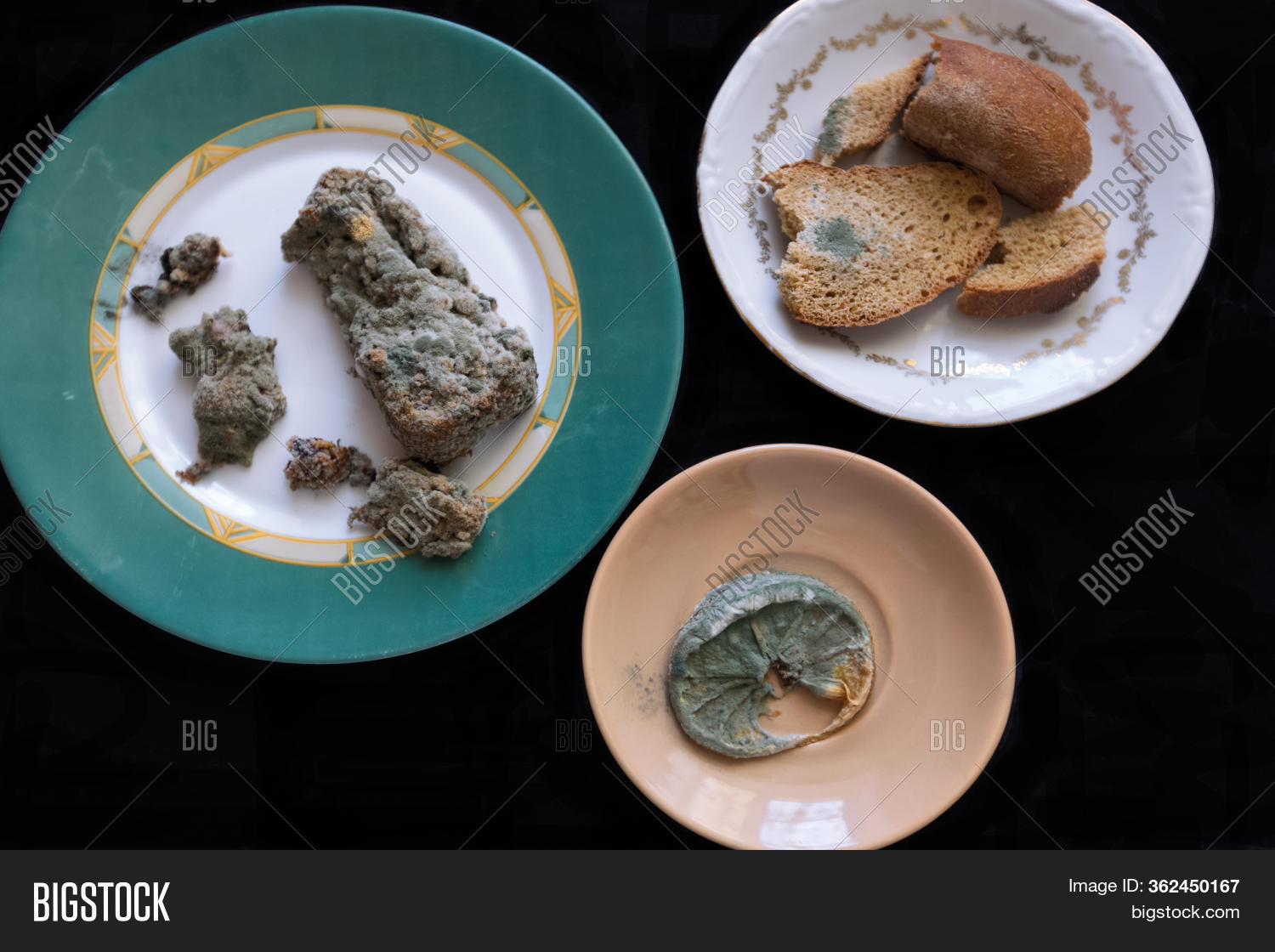 Rotten Bread Lemon On Image Photo Free Trial Bigstock