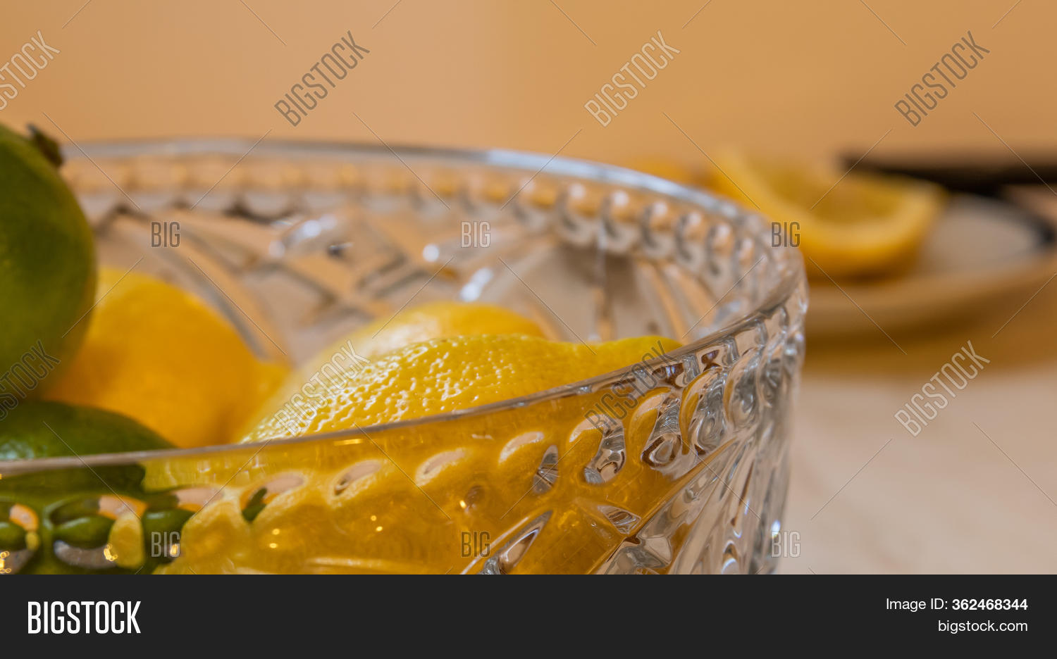 Lemon Lime Glass Bowl Image & Photo (Free Trial) Bigstock