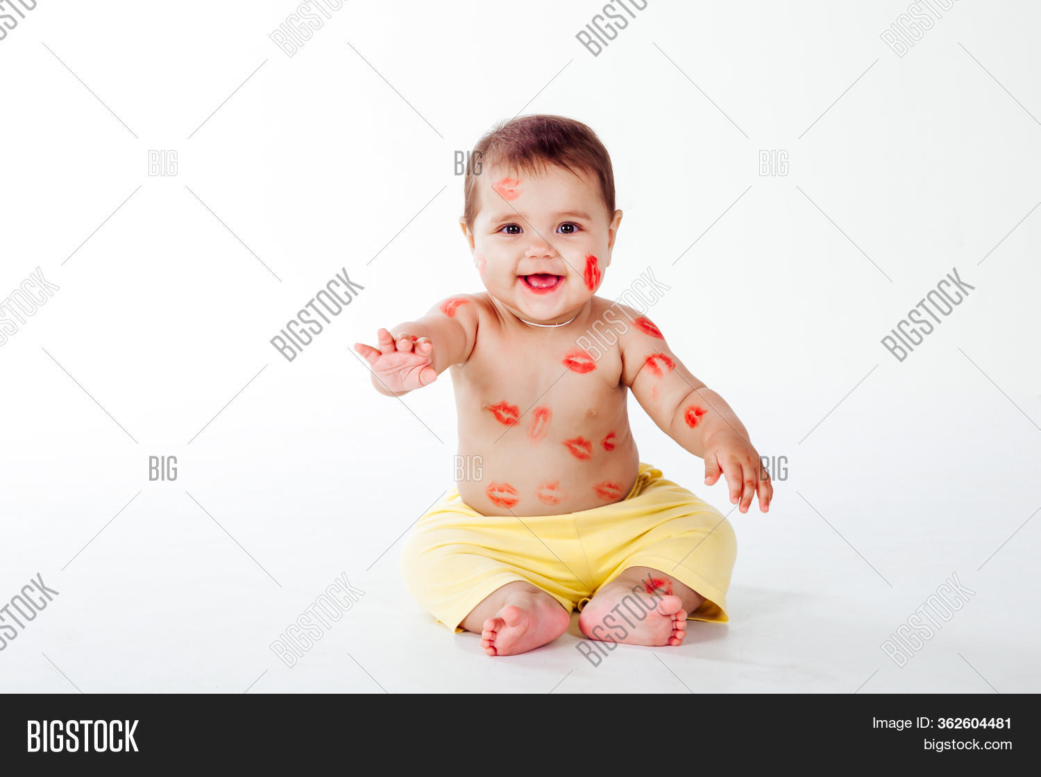 Little Girl Lipstick Image & Photo (Free Trial) Bigstock