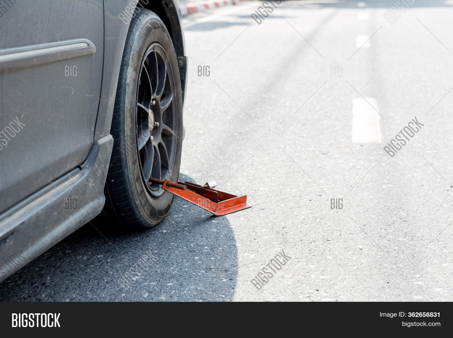 Locked Wheel Car Image & Photo (Free Trial) Bigstock