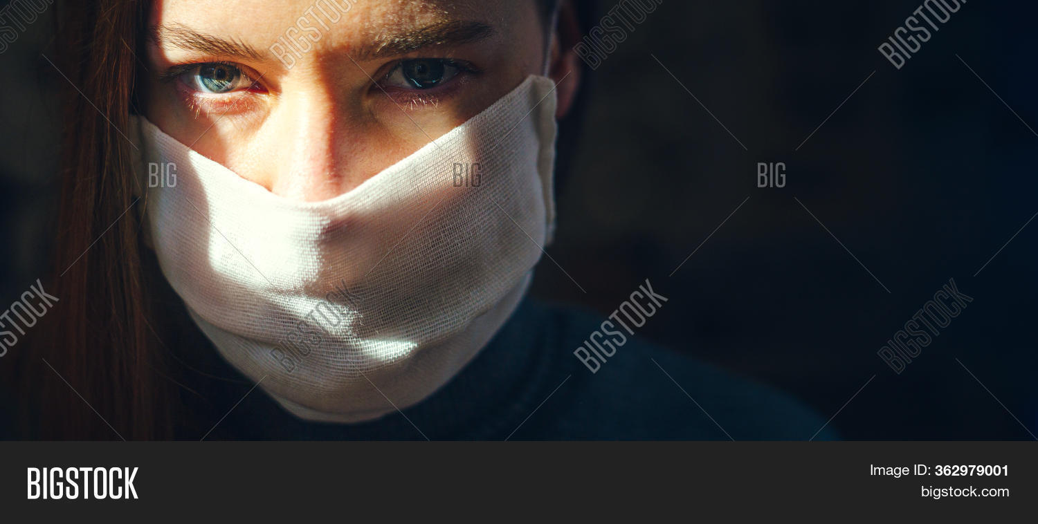 Eyes Woman Gauze Mask Image & Photo (Free Trial) Bigstock