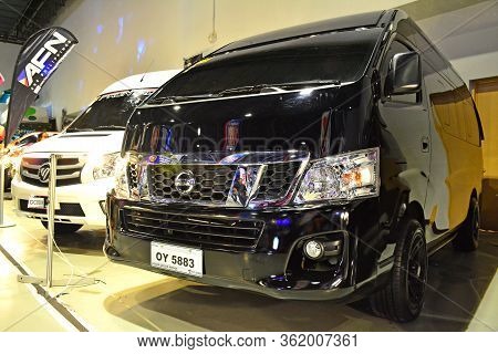 Pasay, Ph - Nov 30 - Nissan Urvan At Manila Auto Salon Car Show On November 30, 2017 In Pasay, Phili