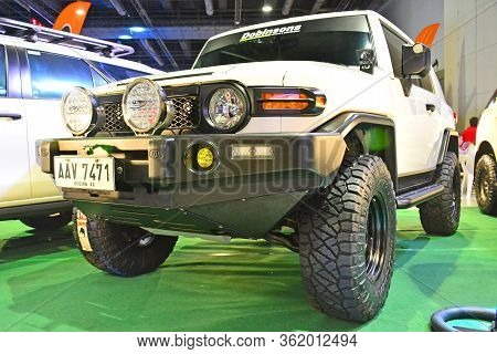 Pasay, Ph - Nov 30 - Toyota Fj Cruiser At Manila Auto Salon Car Show On November 30, 2017 In Pasay, 
