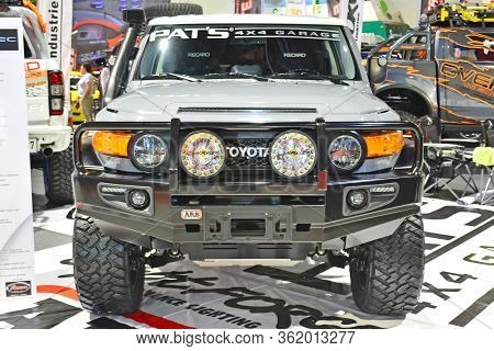 Pasay, Ph - Nov 30 - Toyota Fj Cruiser At Manila Auto Salon Car Show On November 30, 2017 In Pasay, 