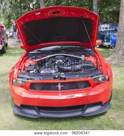 2012 Ford Mustang Boss 302 carro vista frontal