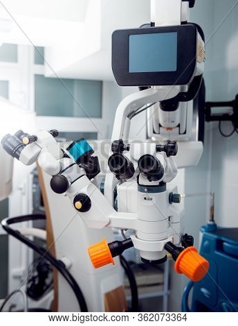 Ophthalmic Equipment. Medical Laboratory. Modern Medical Technology.