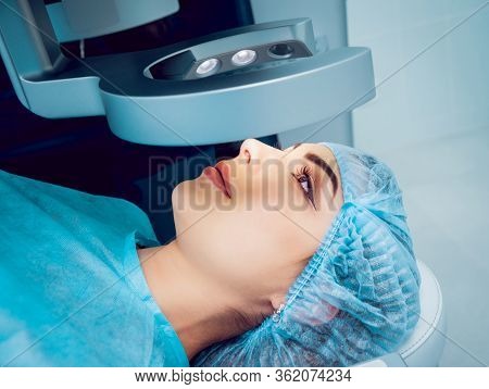 The Operation On The Eye. Cataract Surgery.