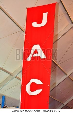 Pasay, Ph - Apr 1- Jac Banner At Manila International Auto Show On April 1, 2017 In Pasay, Philippin