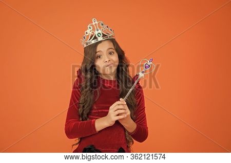 Magic Trick. Pronounce Spell. Fantasy And Creativity. Develop Imagination. Magic Stick Concept. Cute