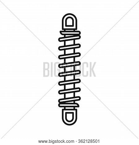 Vector Design Of Coil And Detail Symbol. Graphic Of Coil And Metal Stock Vector Illustration.