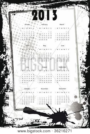カレンダー 2013 年