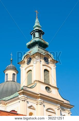 Barokní zvonice z katolické církve v Linci, Horní Rakousko