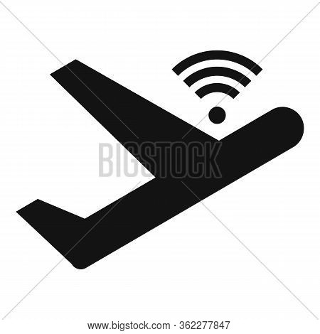 Airbus Wifi Icon. Simple Illustration Of Airbus Wifi Vector Icon For Web Design Isolated On White Ba