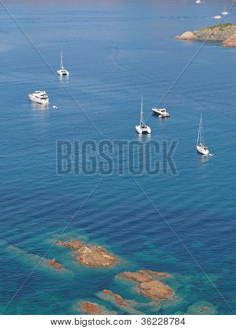 Corsica In Summer, Coast South Of Girolata.
