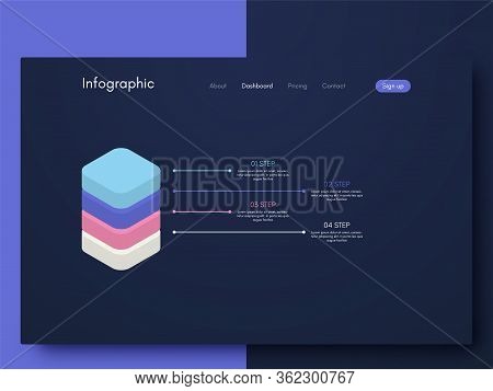 Vector Graphic Infographics. Template For Creating Mobile Applications, Workflow Layout, Diagram, Ba