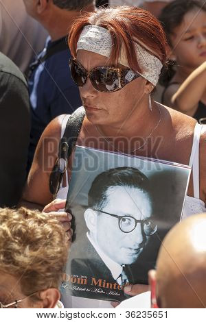 Mintoff funerale