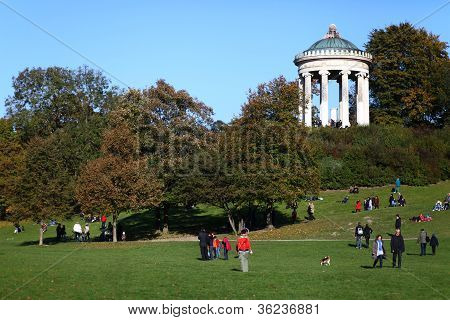English Garden in Munich, Germany
