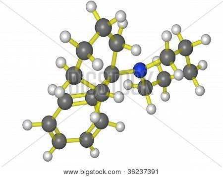 Molekül von pcp