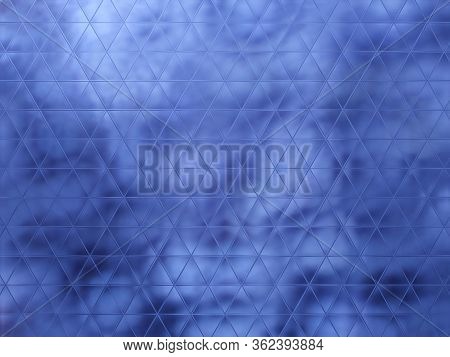 Triangle Royal Blue And White Beautiful In Background