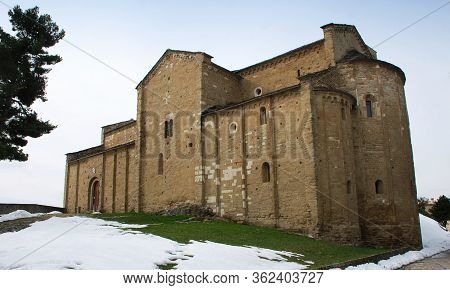 The Cathedral Of San Leo. Montefeltro, Rimini, Italy