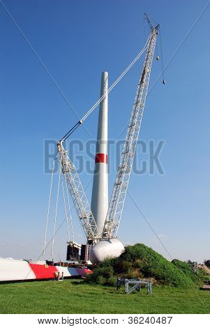 건설 Windturbine