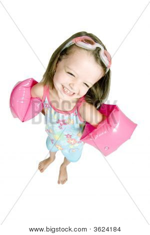 Bambina con gli occhiali
