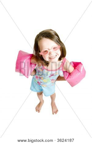 Bambina con gli occhiali