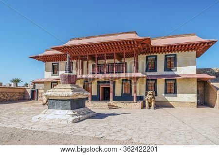 Film Set Of Temple Where Kundun Movie Was Made In Atlas Studios, Morocco