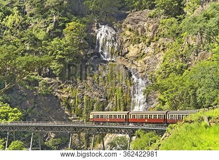 Kuranda Scenic Railway Winding Up The Tracks