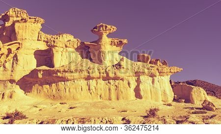 Rock Formations Bolnuevo, Spain