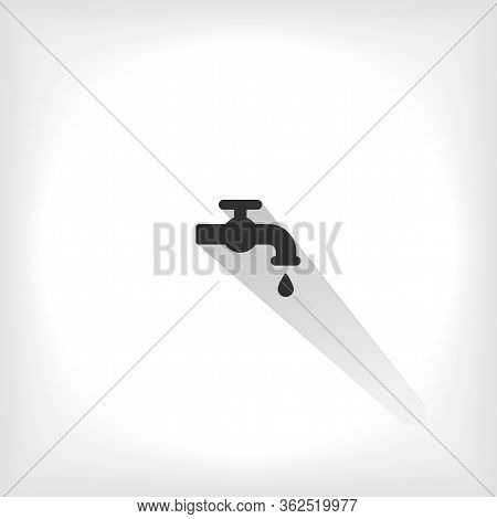 Kitchen Faucet Iconvector Icon , Lorem Ipsum Flat Design