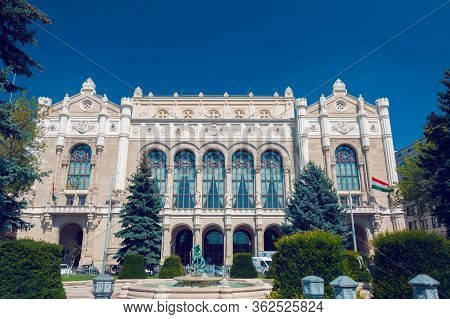 Budapest, Hungary - August 01, 2017: Vigado Concert Hall At Daytime