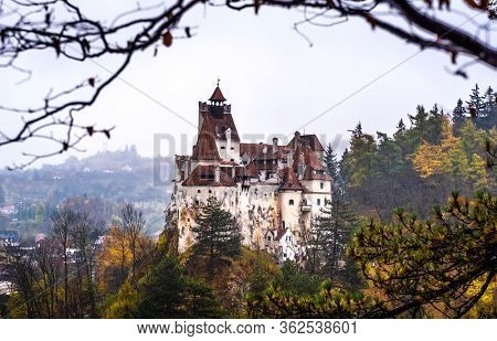 Majestic Bran Castle in Romania