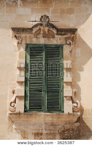 Zelené okenice v Apulii