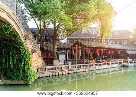 Zhouzhuang, China Is A Famous Water Town In The Suzhou Area. There Are Many Ancient Towns In The Sou