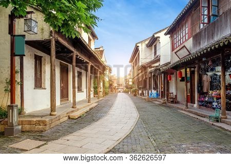 The Ancient Town Of Zhouzhuang Is A Famous Historical And Cultural Town In China. It Is Located In J
