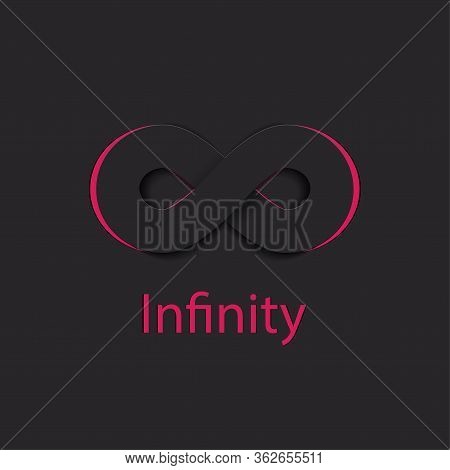 Infinity Symbol Logo Design Element. Vector Illustration