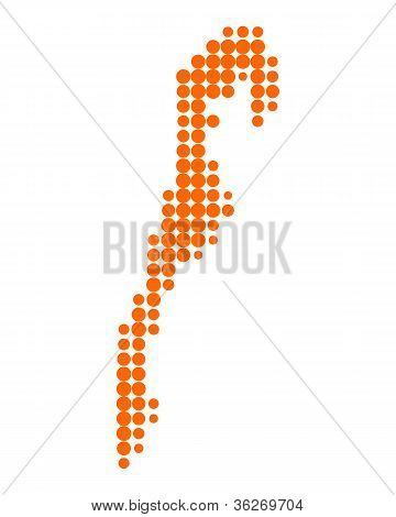 Mapa de Hiddensee