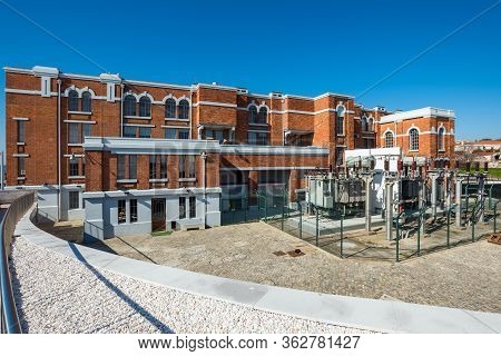 Lisbon, Portugal - February 12, 2019: View On A Electricity Museum Inside Tejo Power Station.
