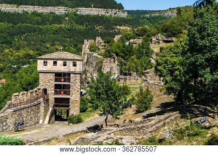 The Famous Sightseeing Tsarevets Fortress, Veliko Tarnovo, Bulgaria.